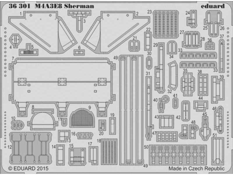 M4A3E8 Sherman 1/35 - Tamiya - image 1