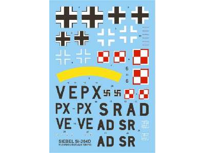 Decals - Siebel Si 204D / NC.701 - image 1