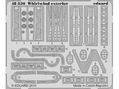 Whirlwind exterior 1/48 - Trumpeter - image 1