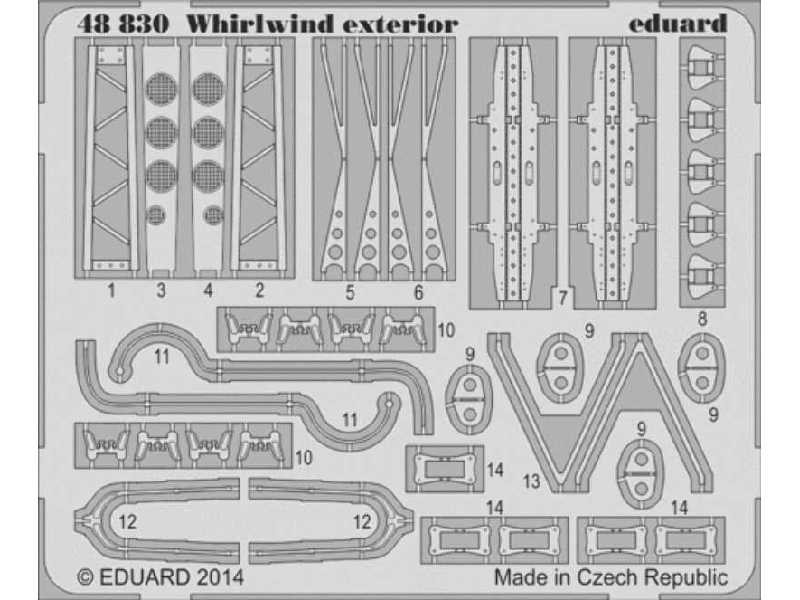Whirlwind exterior 1/48 - Trumpeter - image 1
