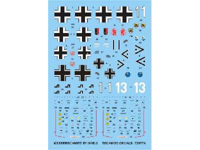 Decals - Messerschmitt Bf 109E-3 - image 1