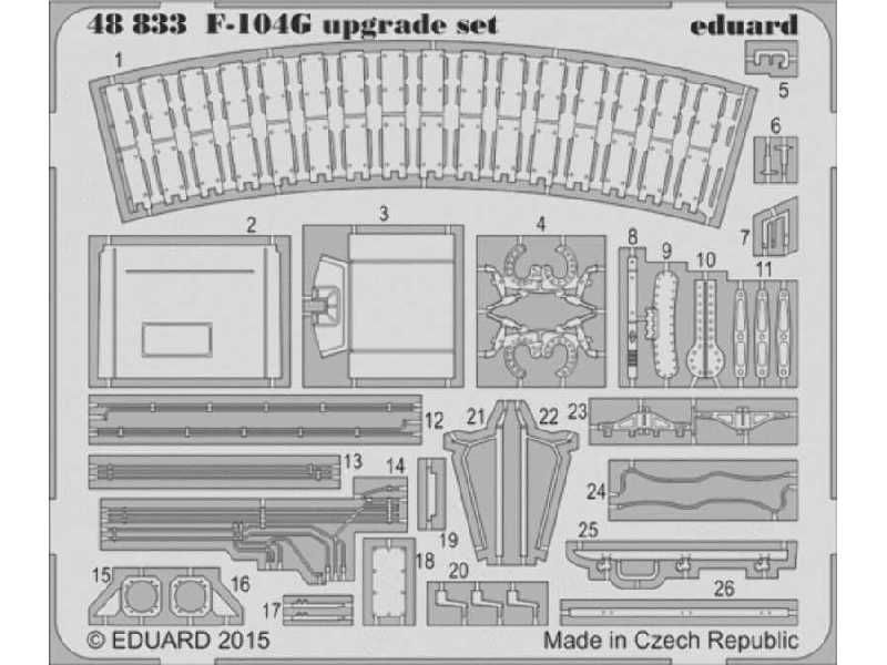 F-104G upgrade set 1/48 - Eduard - image 1