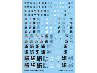 Decals - German WWII Luftwaffe Swastikas - image 1