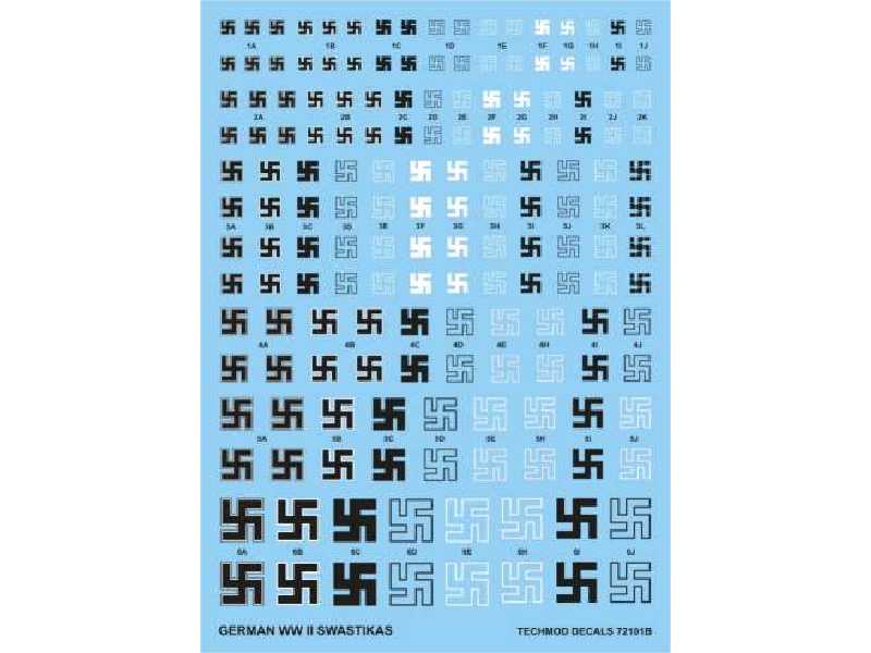 Decals - German WWII Luftwaffe Swastikas - image 1