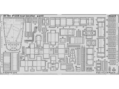 P-61B rear interior S. A. 1/48 - Great Wall Hobby - image 3