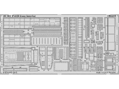 P-61B front interior S. A. 1/48 - Great Wall Hobby - image 2