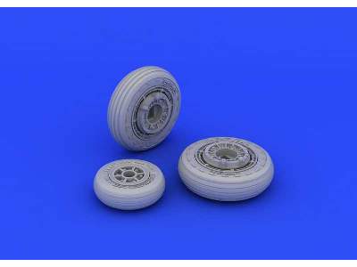 F-104 undercarriage wheels early 1/48 - Hasegawa - image 3