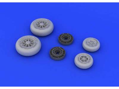 F-104 undercarriage wheels late 1/48 - Hasegawa - image 4