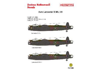 Decals - Avro Lancaster B.I - image 2