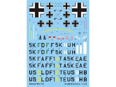 Decals - Dornier Do 17Z - image 1