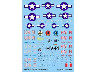 Decals - Republic P-47D/M Thunderbolt - image 1