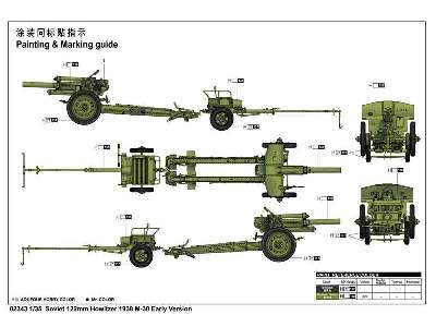 Soviet 122mm Howitzer 1938 M-30 Early Version  - image 4