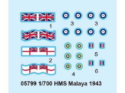 HMS Malaya Battleship 1943 - image 5