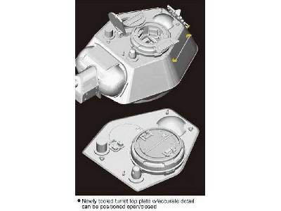 T-34/76 Mod. German Army 1942 Cast Turret w/ Pz III Cupola - image 6
