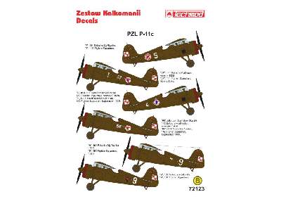 Decals - PZL P.11c - image 2