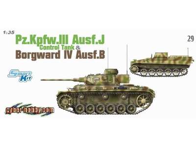 Panzer III Ausf. J Contorl Tank & Borgward IV Ausf. B  - image 1