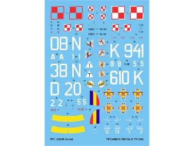 Decals - PZL-23A/B Karas - image 1