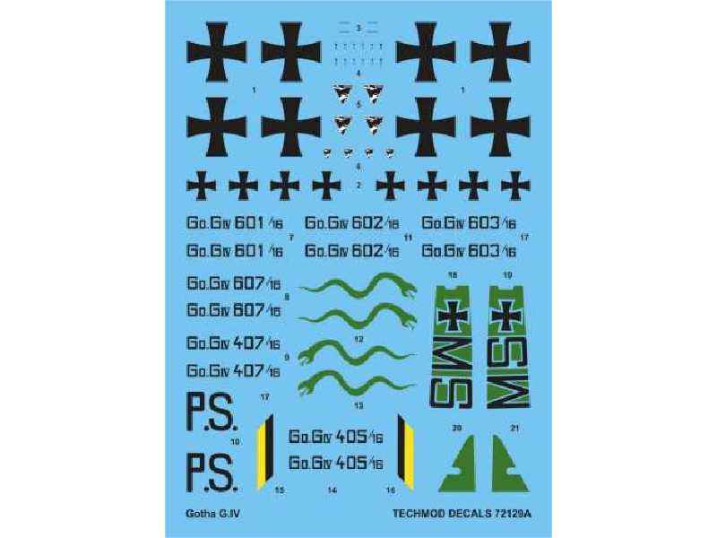 Decals - Gotha G.IV - image 1