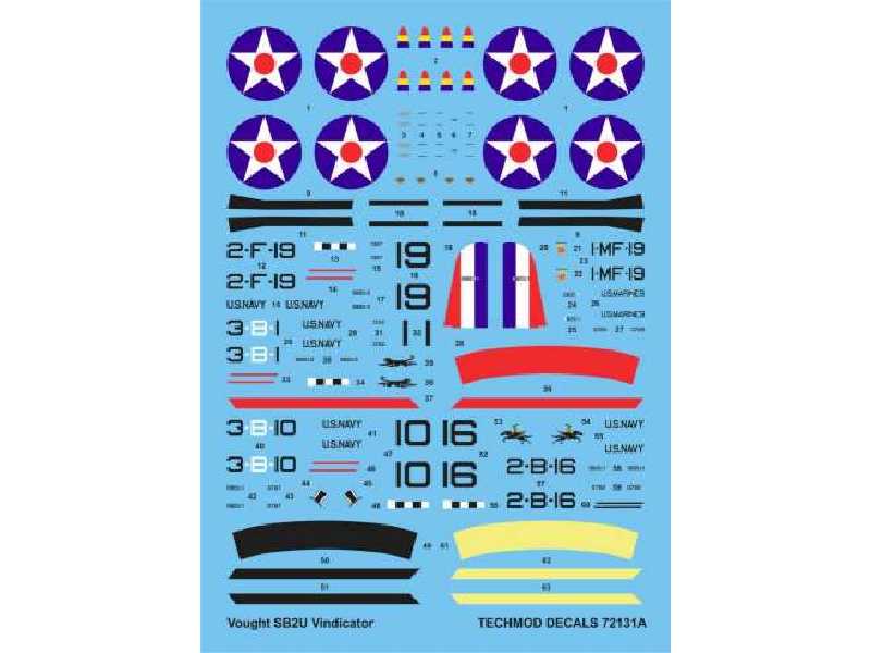 Decals - Vought SB2U Vindicator - image 1