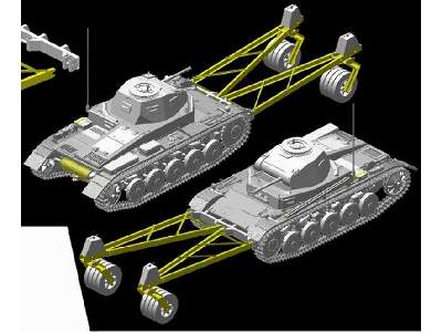Pz.Kpfw.II Ausf.C Panzer II w/Mine Roller DAK - image 4