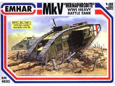 Mk.V Hermaphrodite WWI Heavy Battle Tank - image 1