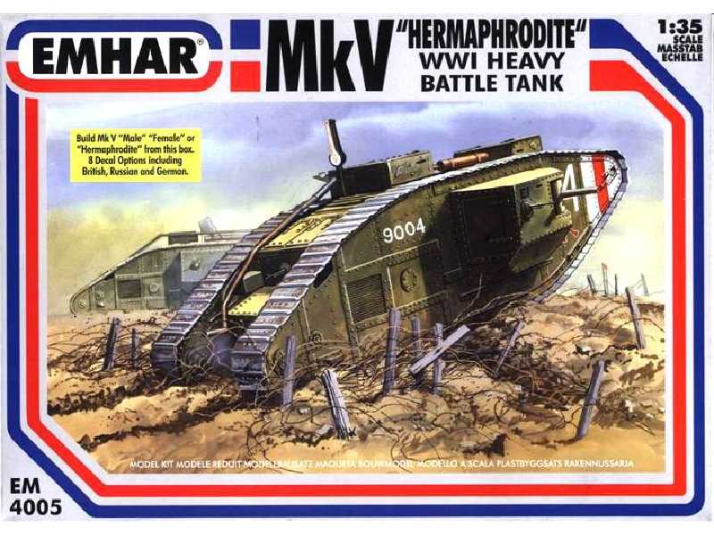 Mk.V Hermaphrodite WWI Heavy Battle Tank - image 1