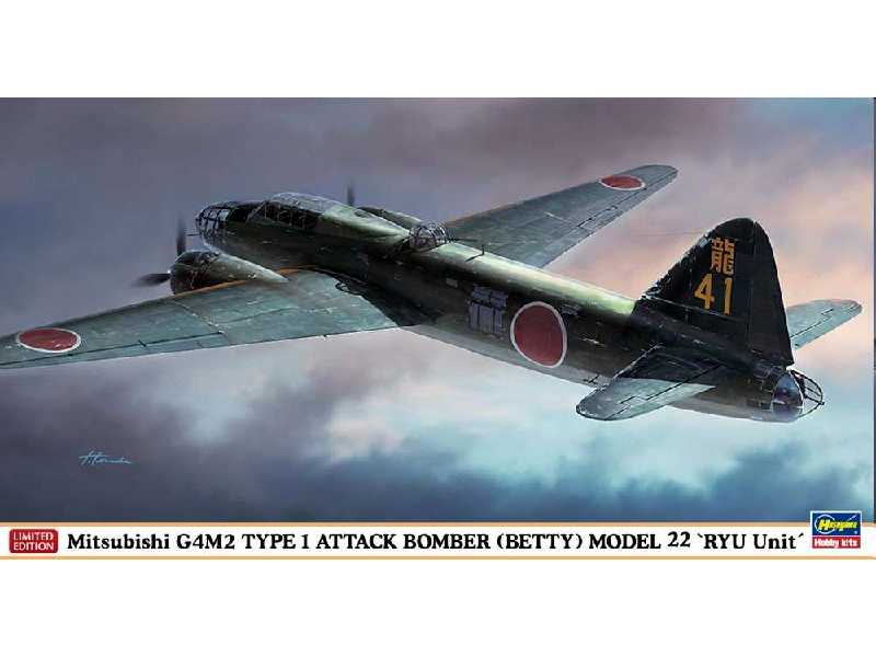 Mitsubishi G4m2 Type 1 Bomber Betty Model 22 - image 1
