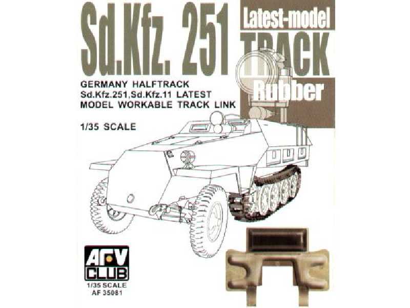 Sd. Kfz. 251 / Sd. Kfz. 11 Latest Model Track Rubber - image 1