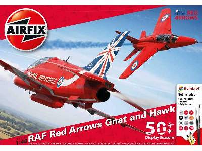 Red Arrows Gnat & Hawk 50th Display Season Gift Set  - image 1