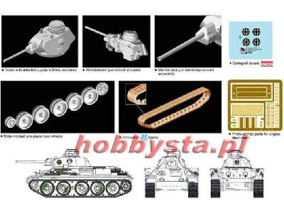 T-34/76 German Army w/Panzer III Cupola  - image 2