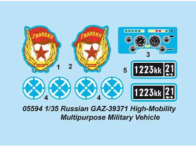 Russian GAZ39371 High-Mobility Multipurpose Military Vehicle  - image 3