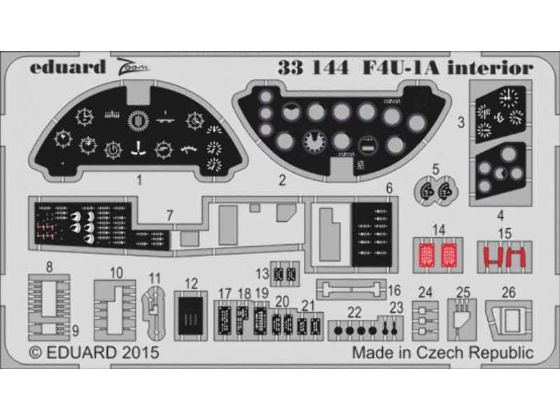 F4U-1A interior S. A. 1/32 - Tamiya - image 1