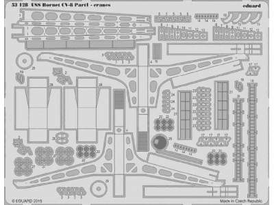 USS Hornet CV-8 part 1 - cranes 1/200 - Merit - image 1