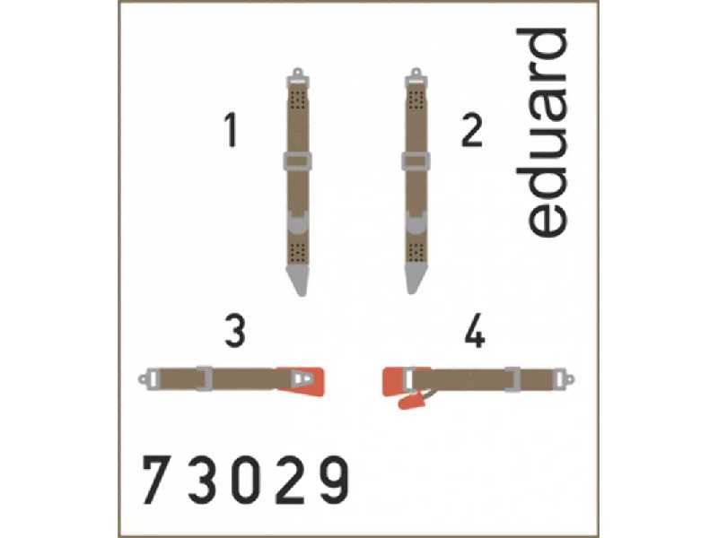 Avia B.534 seatbelts SUPERFABRIC 1/72 - Eduard - image 1