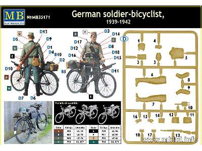 German soldier-bicyclist -1939-1942 - image 1