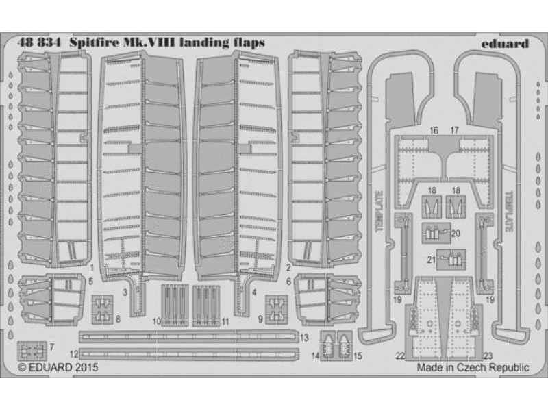 Spitfire Mk. VIII landing flaps 1/48 - Eduard - image 1