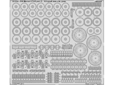 USS Hornet CV-8 part 5 - AA quad and 5 in guns 1/200 - Merit - image 1