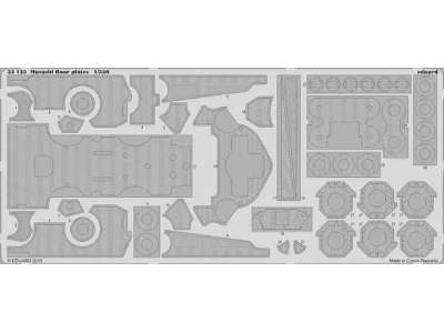 Musashi floor plates 1/350 - Tamiya - image 1