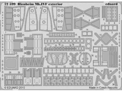 Blenheim Mk. IVF exterior 1/72 - Airfix - image 1