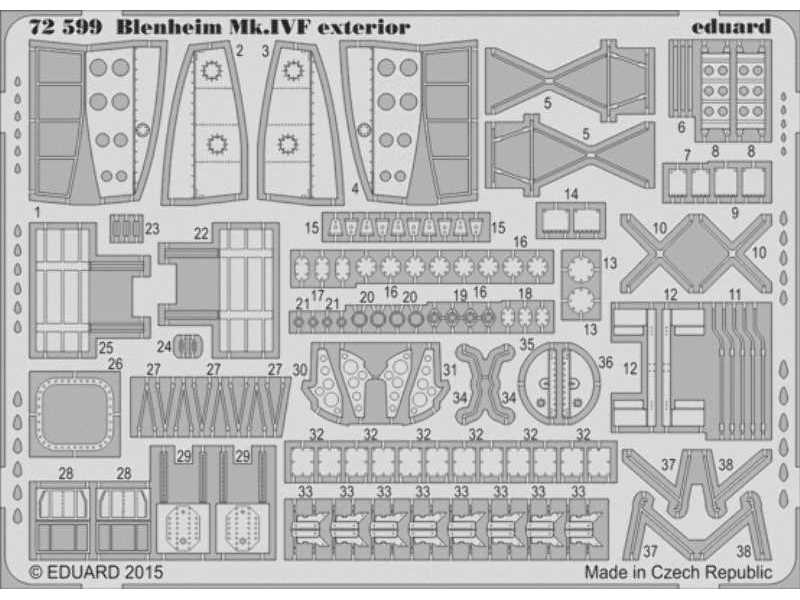 Blenheim Mk. IVF exterior 1/72 - Airfix - image 1
