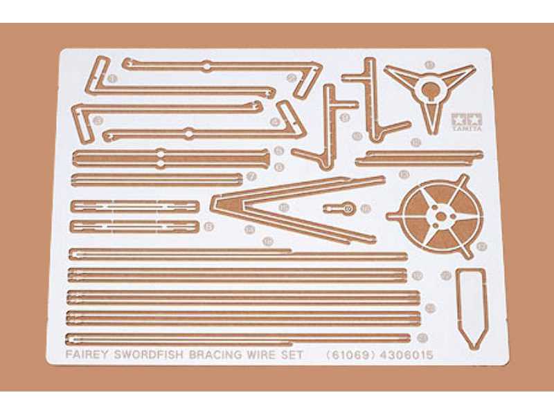 Fairey Swordfish - Photo Etched Bracing Wire - image 1