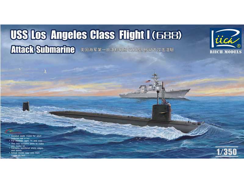 USS Los Angeles Class Flight I (688) Attack submarine - image 1