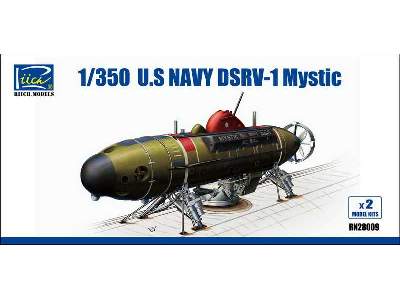 U.S.Navy Deep Submergence Rescue Vehicle - DSRV-1 Mystic  2 kits - image 1