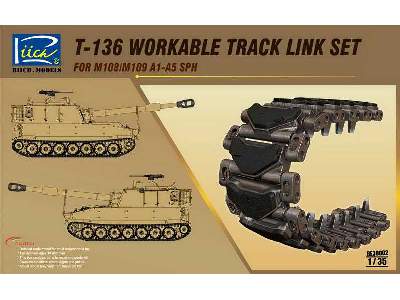 T-136 Workable Track Link Set For M108/M109 A1-A5 SPH - image 1