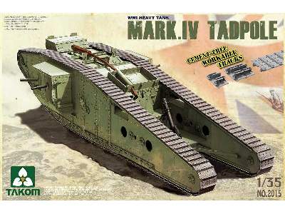 WWI Heavy Tank w/Rear Mortar Mark.IV Tadpole - image 1