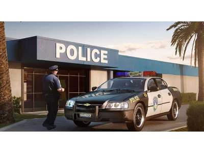 Chevy Impala Police Car - Gift Set - image 1