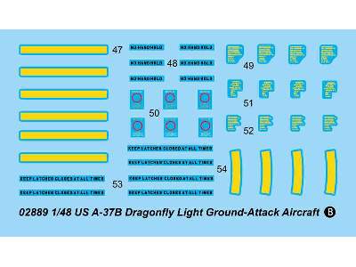 US A-37B Dragonfly Light Ground-Attack Aircraft - image 3