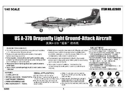 US A-37B Dragonfly Light Ground-Attack Aircraft - image 4