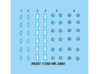 Reggiane Re.2000 - 6pcs (6 aircraft per box) - image 2