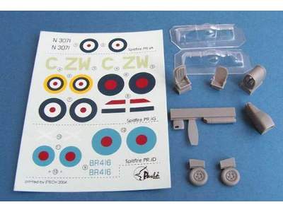 Spitfire PR Mk.IA, PR Mk.IV, PR Mk.VII + decal For Airfix - image 1